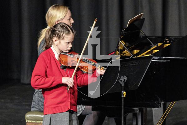 Picture by Sophie Rabey.  06-03-25.  Guernsey Eisteddfod 2025 at Beau Sejour. 
Friday 7th March - Morning Session.  Class M041.  Violin Under 11. (The Shawland Cup)
Cara Vermeulen - Two Roses