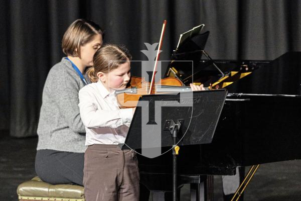 Picture by Sophie Rabey.  06-03-25.  Guernsey Eisteddfod 2025 at Beau Sejour. 
Friday 7th March - Morning Session.  Class M041.  Violin Under 11. (The Shawland Cup)
Isla Boughay - In The Quiet House