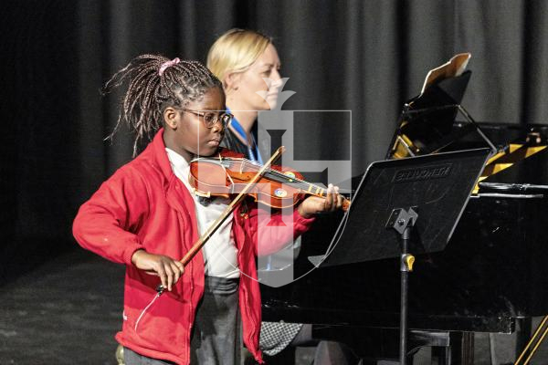 Picture by Sophie Rabey.  06-03-25.  Guernsey Eisteddfod 2025 at Beau Sejour. 
Friday 7th March - Morning Session.  Class M041.  Violin Under 11. (The Shawland Cup)
Praise Oyewale - The Old Castle