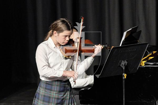 Picture by Sophie Rabey.  06-03-25.  Guernsey Eisteddfod 2025 at Beau Sejour. 
Friday 7th March - Morning Session.  Class M041.  Violin Under 11. (The Shawland Cup)
Florence Torode - Showstopper