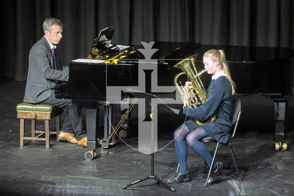 Picture by Peter Frankland. 05-03-25 Eisteddfod 2025 - Class M096 Brass Under 14. Emily Le Page