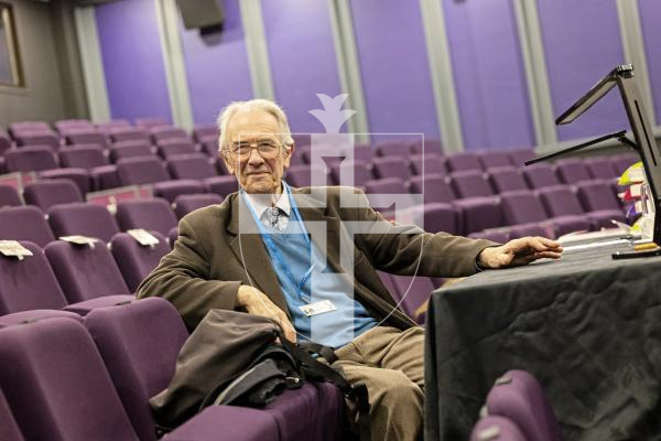 Picture by Sophie Rabey.  07-03-25.  The adjudicator for the start of the Eisteddfod is Christopher Field.