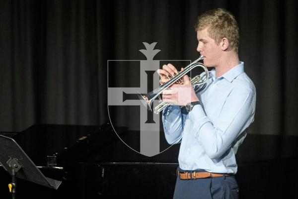 Picture by Peter Frankland. 05-03-25 Eisteddfod 2025 - Class M098 Brass Under 18. Harry Childs.