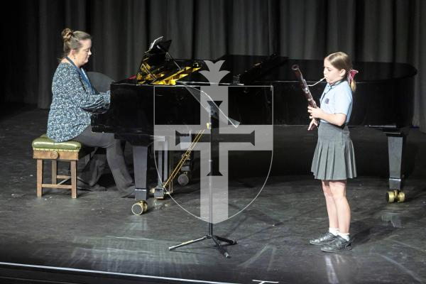 Picture by Peter Frankland. 05-03-25 Eisteddfod 2025 - Class M077 Orchestral Woodwind Under 12. Ella Cox