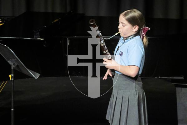 Picture by Peter Frankland. 05-03-25 Eisteddfod 2025 - Class M077 Orchestral Woodwind Under 12. Ella Cox