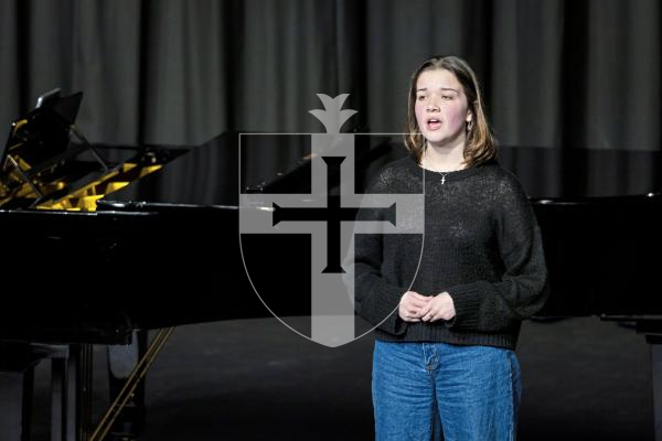 Picture by Peter Frankland. 05-03-25 Eisteddfod 2025 - Class M183 Pop songs 15 - 18 years. Beth Phillippe