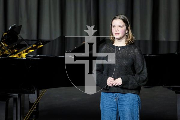 Picture by Peter Frankland. 05-03-25 Eisteddfod 2025 - Class M183 Pop songs 15 - 18 years. Beth Phillippe