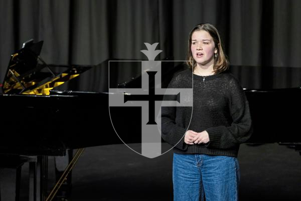 Picture by Peter Frankland. 05-03-25 Eisteddfod 2025 - Class M183 Pop songs 15 - 18 years. Beth Phillippe