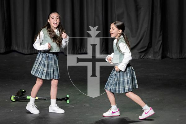 Picture by Sophie Rabey.  06-03-25.  Guernsey Eisteddfod 2025 at Beau Sejour. 
Saturday 8th March - Afternoon Session.  Class M200 - SONGS FROM THE SHOWS – SOLO/DUO/TRIO/QUARTET - UNDER 12 (The Valerie Bowles Trophy).
Alexa Grime & Mina Chick - When I Grow Up (Matilda)