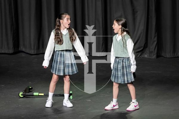 Picture by Sophie Rabey.  06-03-25.  Guernsey Eisteddfod 2025 at Beau Sejour. 
Saturday 8th March - Afternoon Session.  Class M200 - SONGS FROM THE SHOWS – SOLO/DUO/TRIO/QUARTET - UNDER 12 (The Valerie Bowles Trophy).
Alexa Grime & Mina Chick - When I Grow Up (Matilda)