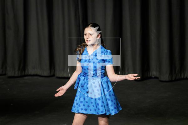 Picture by Sophie Rabey.  06-03-25.  Guernsey Eisteddfod 2025 at Beau Sejour. 
Saturday 8th March - Afternoon Session.  Class M200 - SONGS FROM THE SHOWS – SOLO/DUO/TRIO/QUARTET - UNDER 12 (The Valerie Bowles Trophy).
Zoe Bacon - Naughty (Matilda)