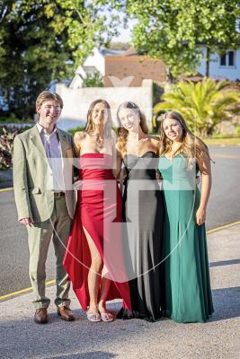 Picture by Sophie Rabey.  23-05-25.  Sixth Form Prom at St Pierre Park.
L-R Nico Branquet (18), Ellie Garland (18), Libbi Legg (17) and Kali Le Patourel (18).