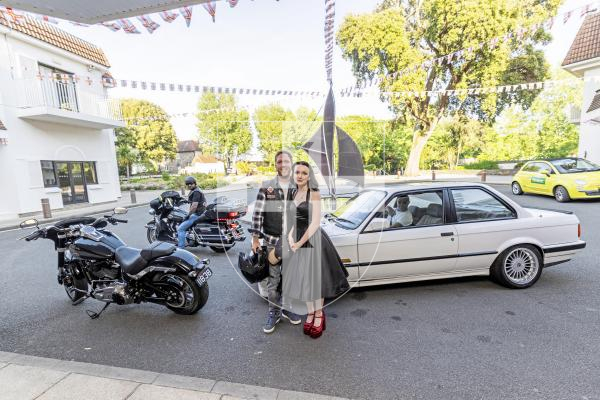 Picture by Sophie Rabey.  23-05-25.  Sixth Form Prom at St Pierre Park.
Milly Farrell (18) with her dad Jack Farrell.