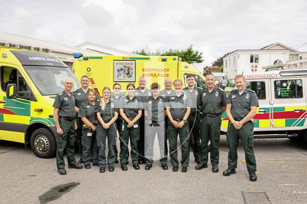 Picture by Sophie Rabey.  23-07-25.  St John Ambulance has been nominated for a Pride of Guernsey Award.