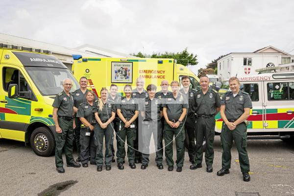 Picture by Sophie Rabey.  23-07-25.  St John Ambulance has been nominated for a Pride of Guernsey Award.