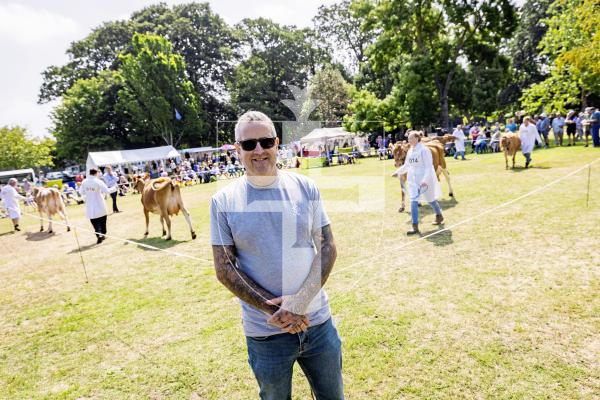 Picture by Sophie Rabey.  24-07-25.  The Royal Guernsey Agricultural Show at Saumarez Park.
Show Manager, Kevin Gaudion.