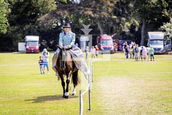 Picture by Sophie Rabey.  24-07-25.  The Royal Guernsey Agricultural Show at Saumarez Park.
Laura Stanford and horse Mollie.