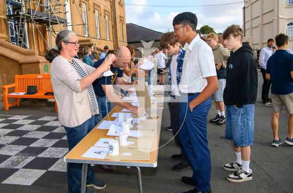 Pic supplied by Andrew Le Poidevin, 21-08-2025. The 2025 GCSE Results collection at Elizabeth College.