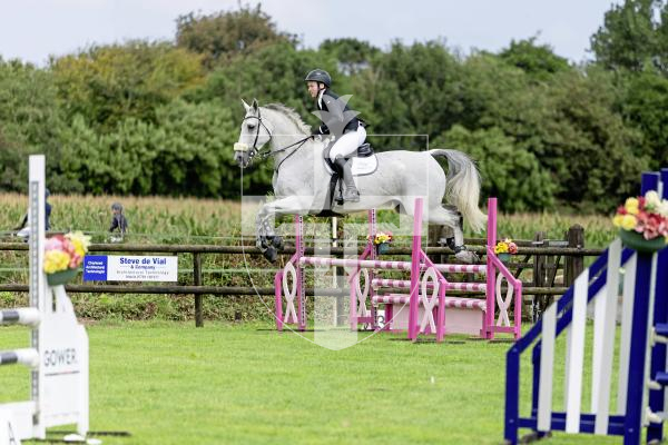 Picture by Peter Frankland. 21-08-25 Horse of the Year show at Chemin Le Roi. Richard Croft on Garfield ET.