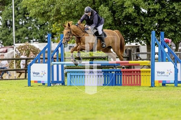 Picture by Peter Frankland. 23-08-25 Horse of the Year Show at Chemin Le Roi. Tracey Bufton on Paddys Princess.