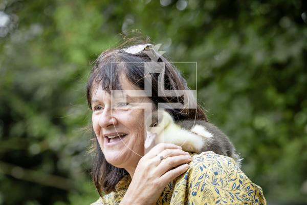 Picture by Peter Frankland. 26-08-25 The Datta family are planning to use ducks to keep the grass in the field behind the St Peter's rectory under control. They tried to hatch a few, but only got one, which Adrian Datta's son is raising. It's called Lorenzo.  Isabelle Edward (who donated the duck).