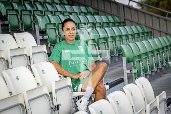 Picture by Sophie Rabey.  26-08-25.  GFC women training session at Victoria Park ahead of their game this weekend.  Interviews and training action.
Candice Bougourd