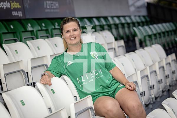 Picture by Sophie Rabey.  26-08-25.  GFC women training session at Victoria Park ahead of their game this weekend.  Interviews and training action.
Donna Gallienne