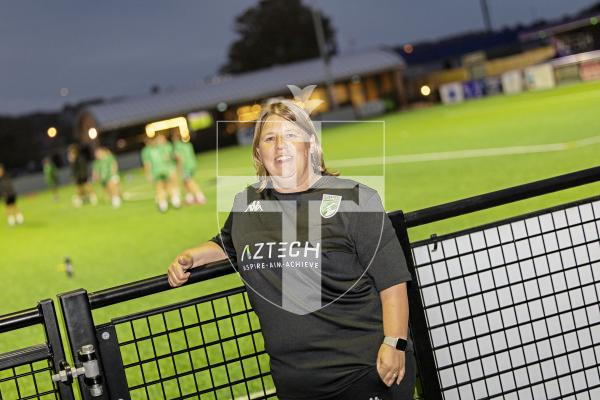 Picture by Sophie Rabey.  26-08-25.  GFC women training session at Victoria Park ahead of their game this weekend.  Interviews and training action.
Anna Gauvain
