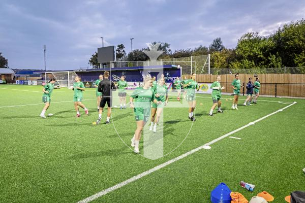 Picture by Sophie Rabey.  26-08-25.  GFC women training session at Victoria Park ahead of their game this weekend.  Interviews and training action.