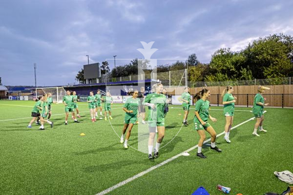 Picture by Sophie Rabey.  26-08-25.  GFC women training session at Victoria Park ahead of their game this weekend.  Interviews and training action.