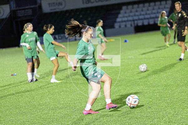 Picture by Sophie Rabey.  26-08-25.  GFC women training session at Victoria Park ahead of their game this weekend.  Interviews and training action.