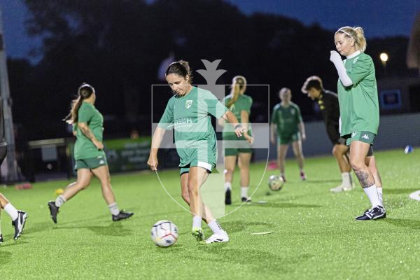 Picture by Sophie Rabey.  26-08-25.  GFC women training session at Victoria Park ahead of their game this weekend.  Interviews and training action.
