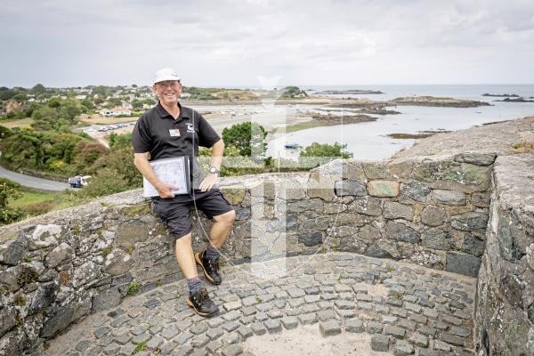 Picture by Sophie Rabey.  27-08-25.  Interview for news and En Voyage with Andy Walker on his walking tours at Vale Castle.