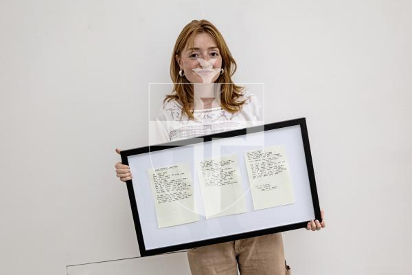 Picture by Sophie Rabey.  27-08-25.  Art Exhibition at Gatehouse Gallery.
Tove Barnes.