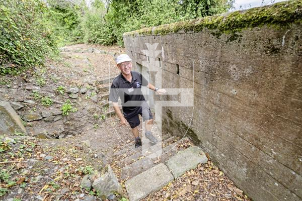 Picture by Sophie Rabey.  27-08-25.  Interview for news and En Voyage with Andy Walker on his walking tours at Vale Castle.