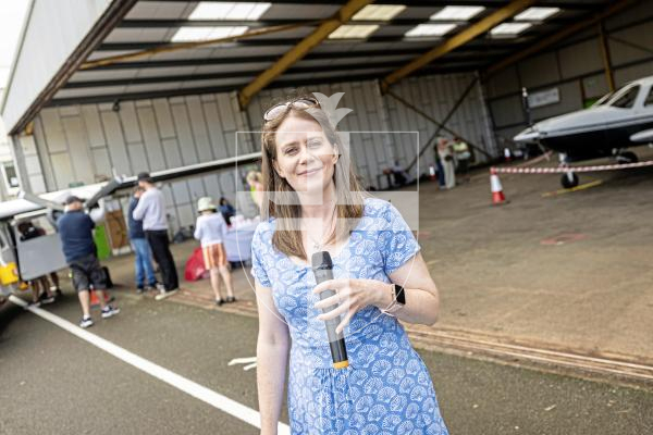 Picture by Sophie Rabey.  31-08-25.  Wings and Wheels event at Guernsey Areo Club.
Singer, Ashleigh Moore.