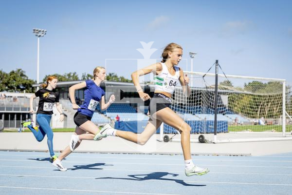 Picture by Sophie Rabey.  31-08-25.  Athletics Action at Footes Lane.
200m