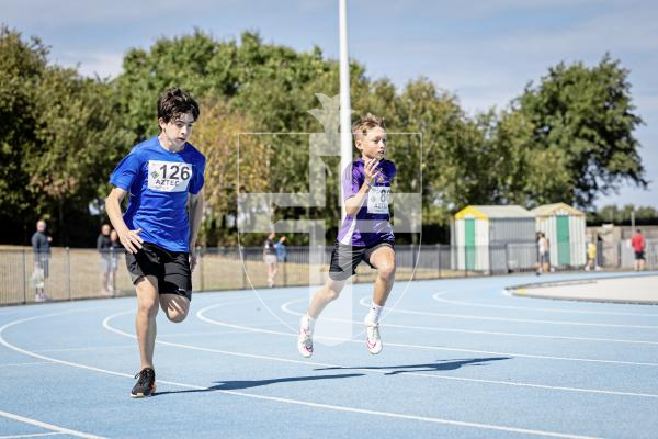 Picture by Sophie Rabey.  31-08-25.  Athletics Action at Footes Lane.
200m