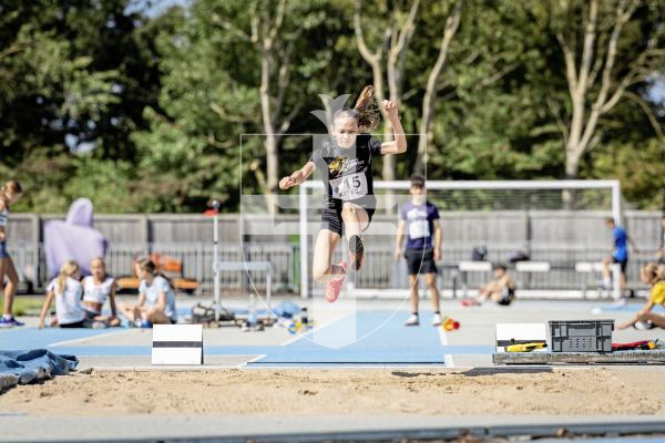 Picture by Sophie Rabey.  31-08-25.  Athletics Action at Footes Lane.
Long Jump