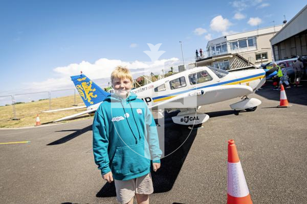Picture by Sophie Rabey.  31-08-25.  Wings and Wheels event at Guernsey Areo Club.
Zachary Renouf (11)