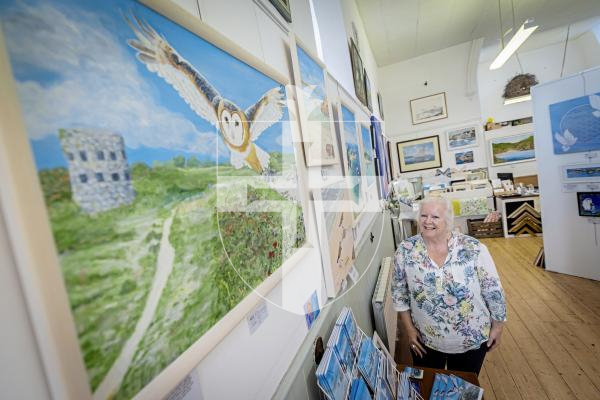 Picture by Peter Frankland. 01-09-25 Art exhibition at Sula Gallery. Ariana Heartsong