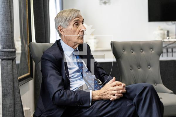 Picture by Sophie Rabey.  10-09-25.  Interview with Sir John Redwood at Duke of Richmond Hotel.
