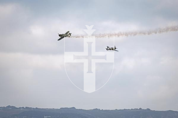Picture by Sophie Rabey.  10-09-25.  Guernsey Battle of Britain Air Display 2025.
Yak-3 & Boomerang.