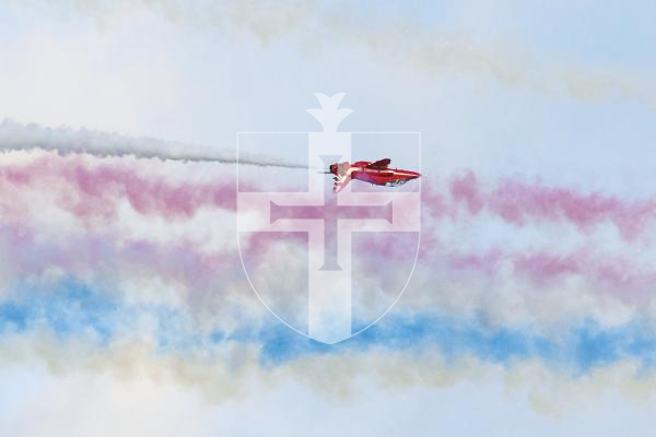 Picture by Sophie Rabey.  10-09-25.  Guernsey Battle of Britain Air Display 2025.
RAF Red Arrows.