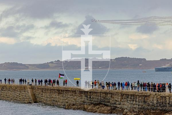 Picture by Peter Frankland. 09-09-25  Battle of Britain Air Display 2025. Air show. Red Arrows