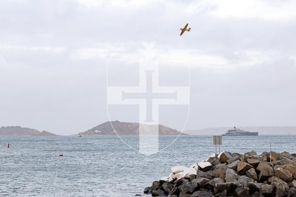 Picture by Sophie Rabey.  10-09-25.  Guernsey Battle of Britain Air Display 2025.
Navy Wings Harvard.