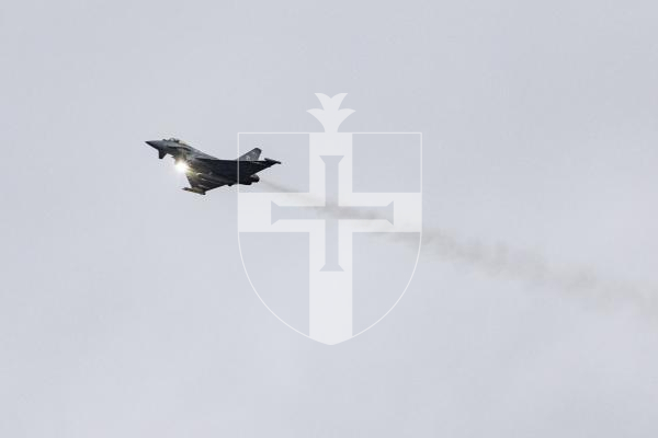 Picture by Sophie Rabey.  10-09-25.  Guernsey Battle of Britain Air Display 2025.
RAF Typhoon