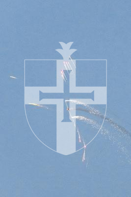 Picture by Sophie Rabey.  10-09-25.  Guernsey Battle of Britain Air Display 2025.
Airborne Pyrotechnics.