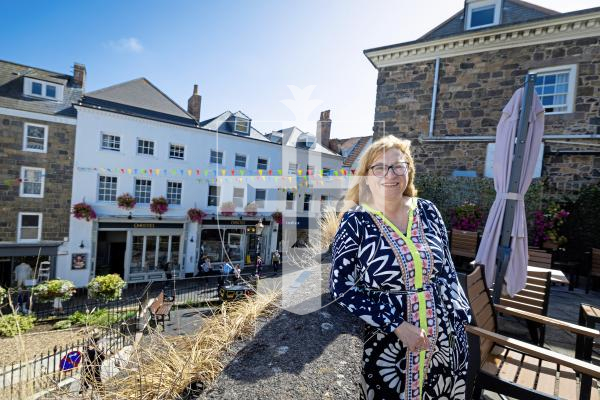 Picture by Peter Frankland. 03-09-25 Fiona Drane was the guest speaker at a Guernsey Hospitality Association event at Moores Hotel. She was talking about the possibility of introducing a visitor levy.