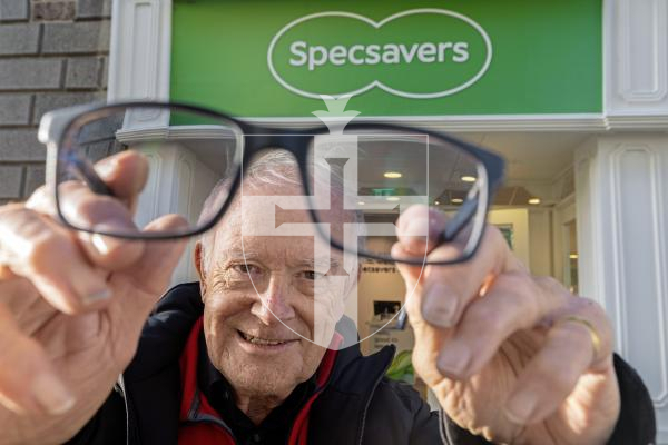 Picture by Peter Frankland. 10-11-25 Chris Bradshaw has worn glasses from a young age. He has just undergone an operation in the UK, facilitated by Specsavers, which means he no longer needs them.